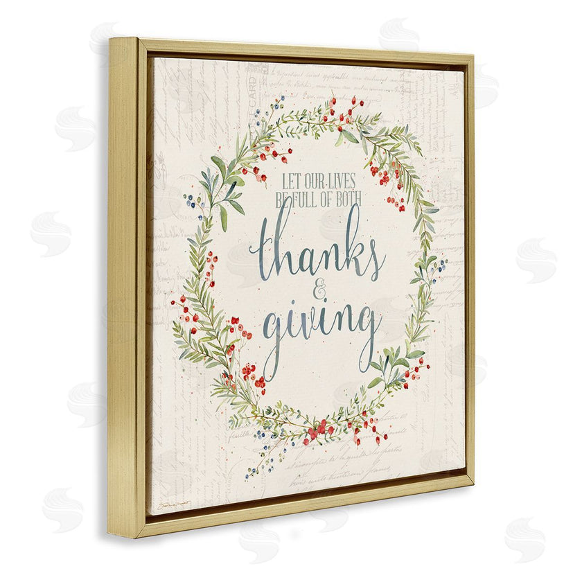 Stephanie Workman Marrott | Thanks & Giving Autumn Phrase