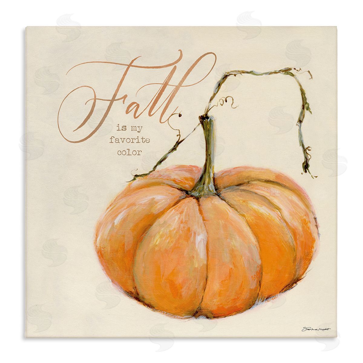 Fall My Favorite Color Seasonal Canvas Wall Art, Home Decor by Stephanie Workman Marrott