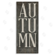 Stephanie Workman Marrott | Autumn Grey Typography