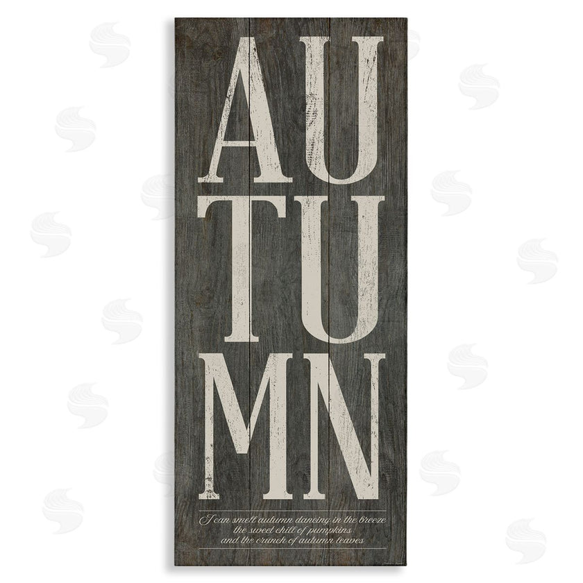 Stephanie Workman Marrott | Autumn Grey Typography