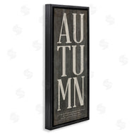Stephanie Workman Marrott | Autumn Grey Typography