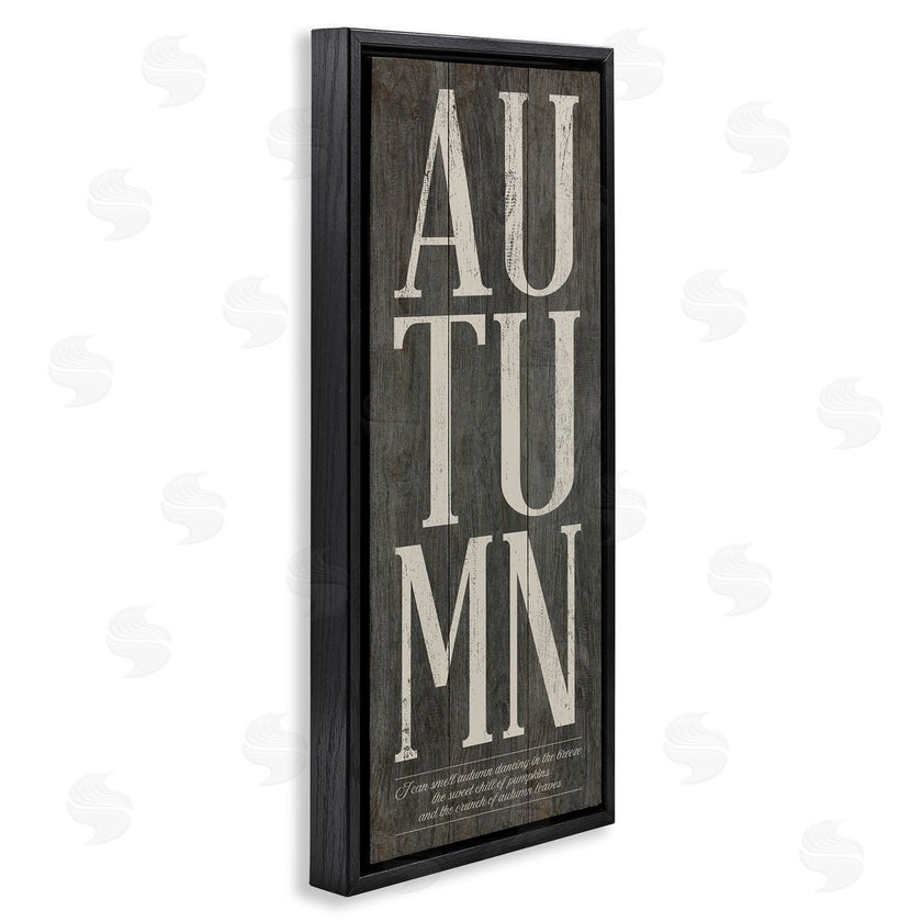 Stephanie Workman Marrott | Autumn Grey Typography