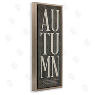 Stephanie Workman Marrott | Autumn Grey Typography