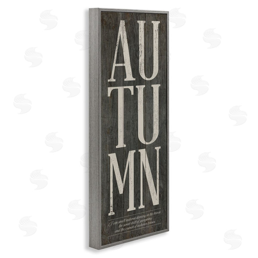 Stephanie Workman Marrott | Autumn Grey Typography