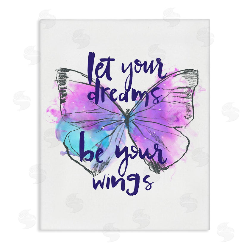 Jennifer Paxton Parker | Dreams Quote Purple Butterfly