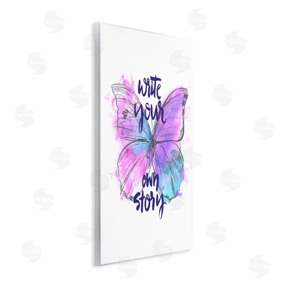 Write Your Story Butterfly Wood Plaque Wall Art, Home Decor by Jennifer Paxton Parker