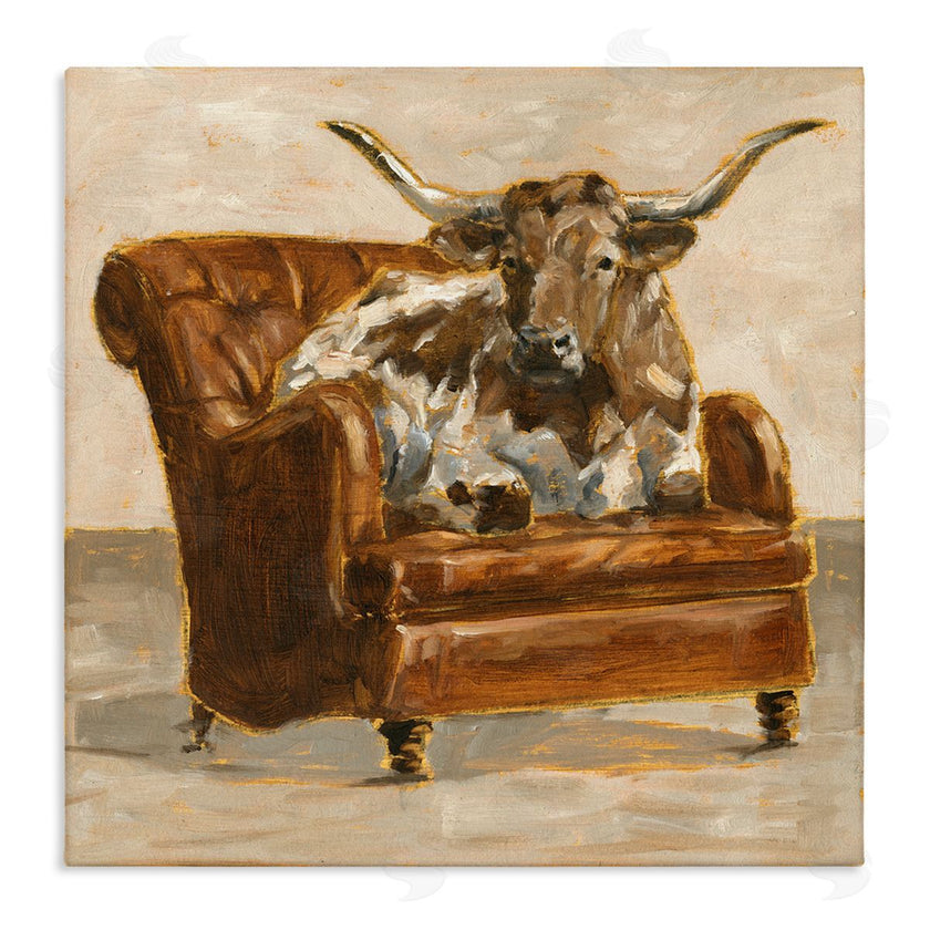 Ethan Harper | Abstract Bull Livingroom Chair