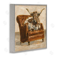Ethan Harper | Abstract Bull Livingroom Chair
