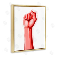 Grace Popp | Red Pop Raised Fist