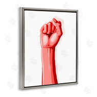 Grace Popp | Red Pop Raised Fist