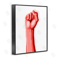 Grace Popp | Red Pop Raised Fist