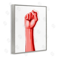 Grace Popp | Red Pop Raised Fist