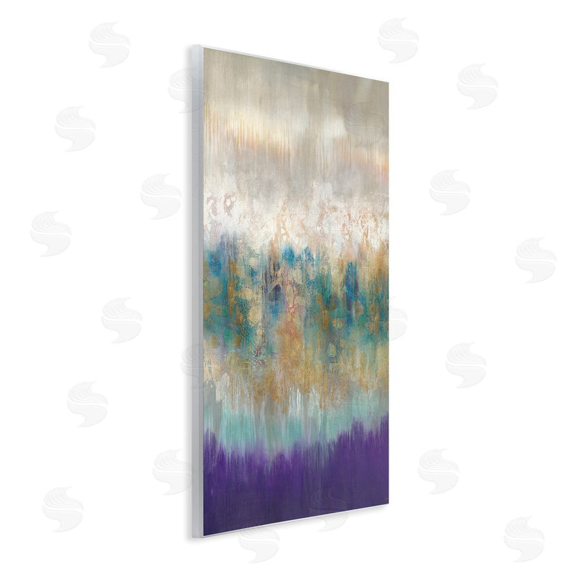K. Nari | Abstract Purple Green Landscape
