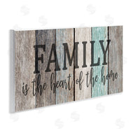 Kim Allen | Family is Heart of Home Quote