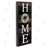 Kim Allen | Welcome Home with Succulent Wreath