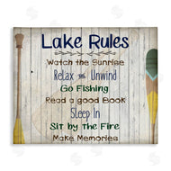 Kim Allen | Lake Rules List and Oars