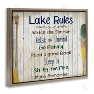 Kim Allen | Lake Rules List and Oars