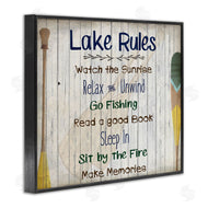 Kim Allen | Lake Rules List and Oars