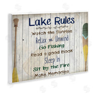 Kim Allen | Lake Rules List and Oars