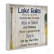 Kim Allen | Lake Rules List and Oars