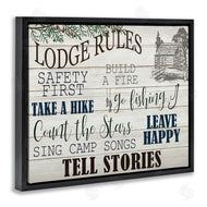 Kim Allen | Lodge Rules Cabin Accent