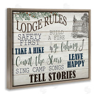 Kim Allen | Lodge Rules Cabin Accent