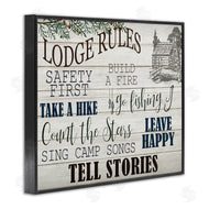 Kim Allen | Lodge Rules Cabin Accent