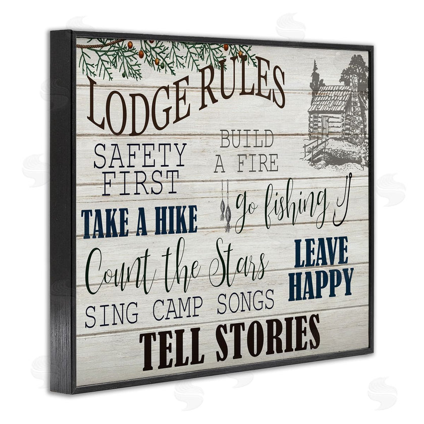 Kim Allen | Lodge Rules Cabin Accent