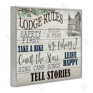 Kim Allen | Lodge Rules Cabin Accent