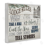 Kim Allen | Lodge Rules Cabin Accent