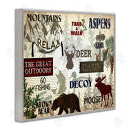 Kim Allen | Mountain Activities Forest Accents