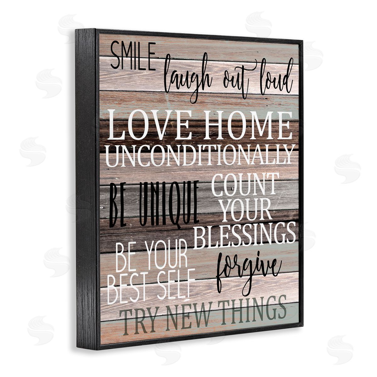 Inspirational Be You Phrases Black Frame Print Wall Art, Home Decor by Kim Allen