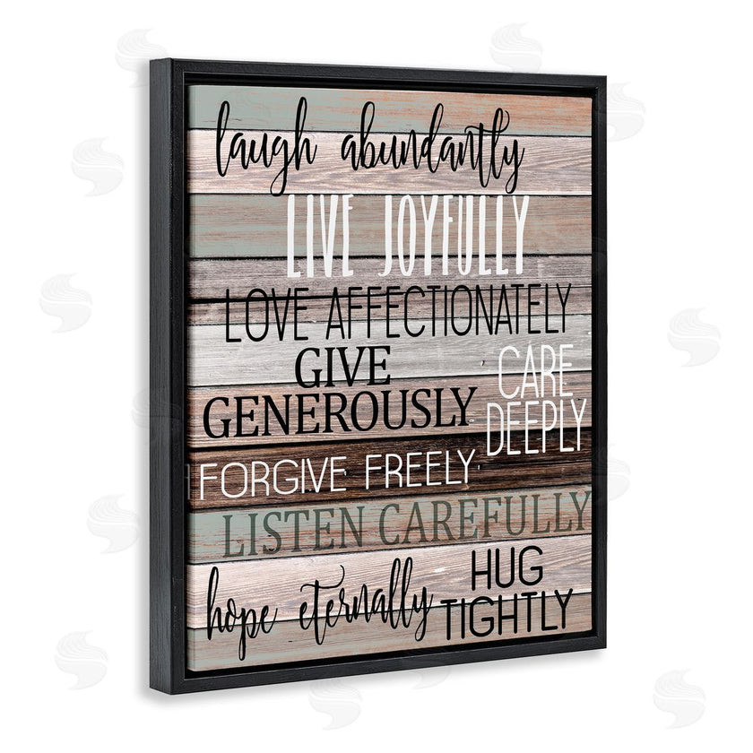 Kim Allen | Rustic Live Joyfully Phrases