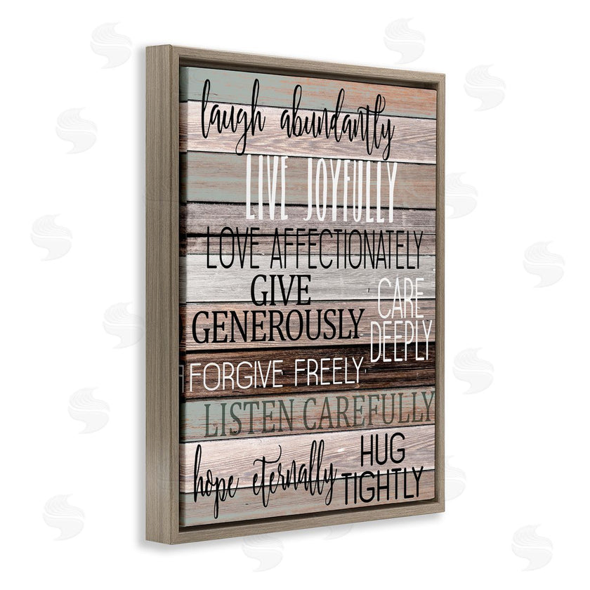 Kim Allen | Rustic Live Joyfully Phrases