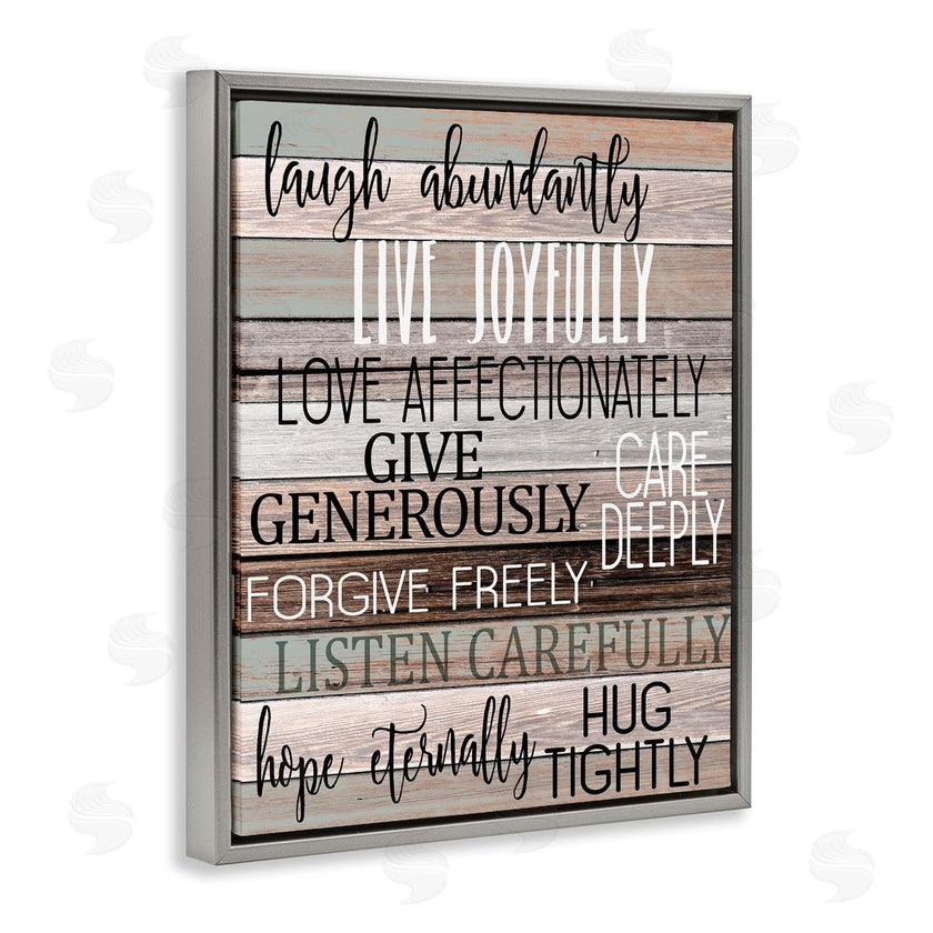 Kim Allen | Rustic Live Joyfully Phrases