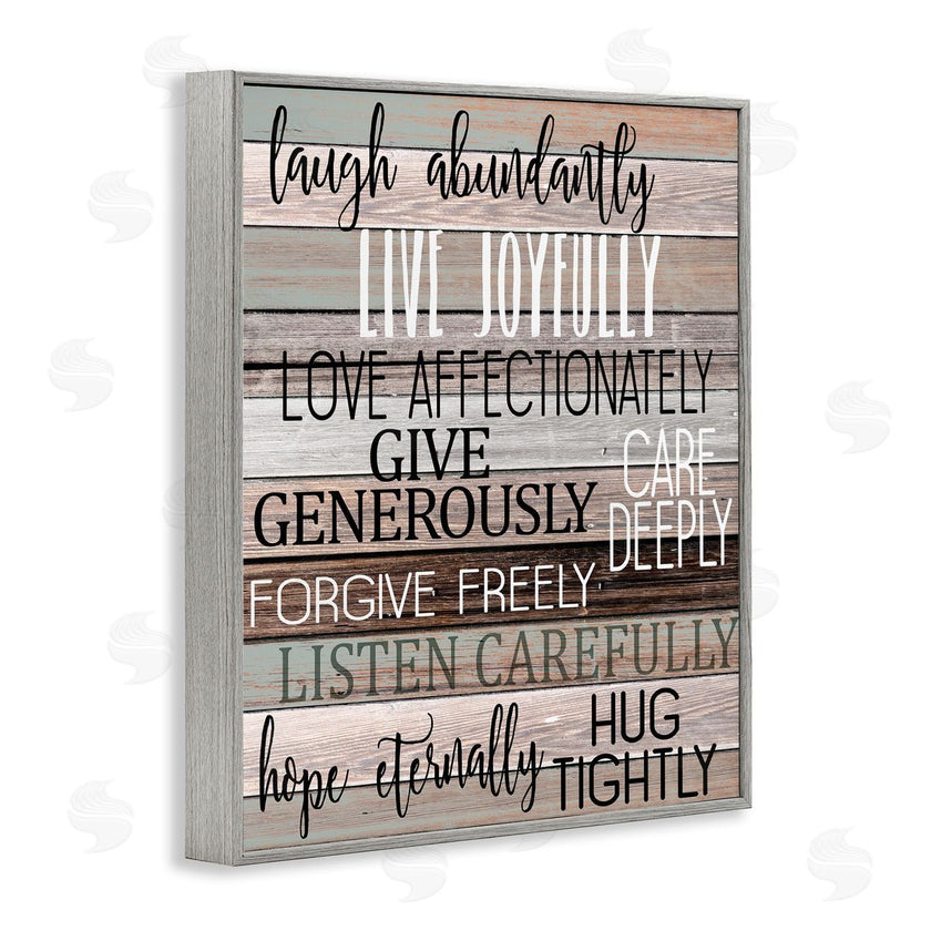 Kim Allen | Rustic Live Joyfully Phrases