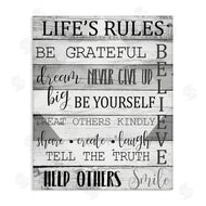 Kim Allen | Life's Rules Phrases List