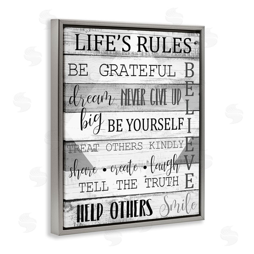 Kim Allen | Life's Rules Phrases List