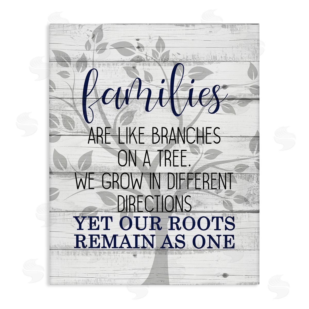 Family Branches and Roots Canvas Wall Art, Home Decor by Kim Allen