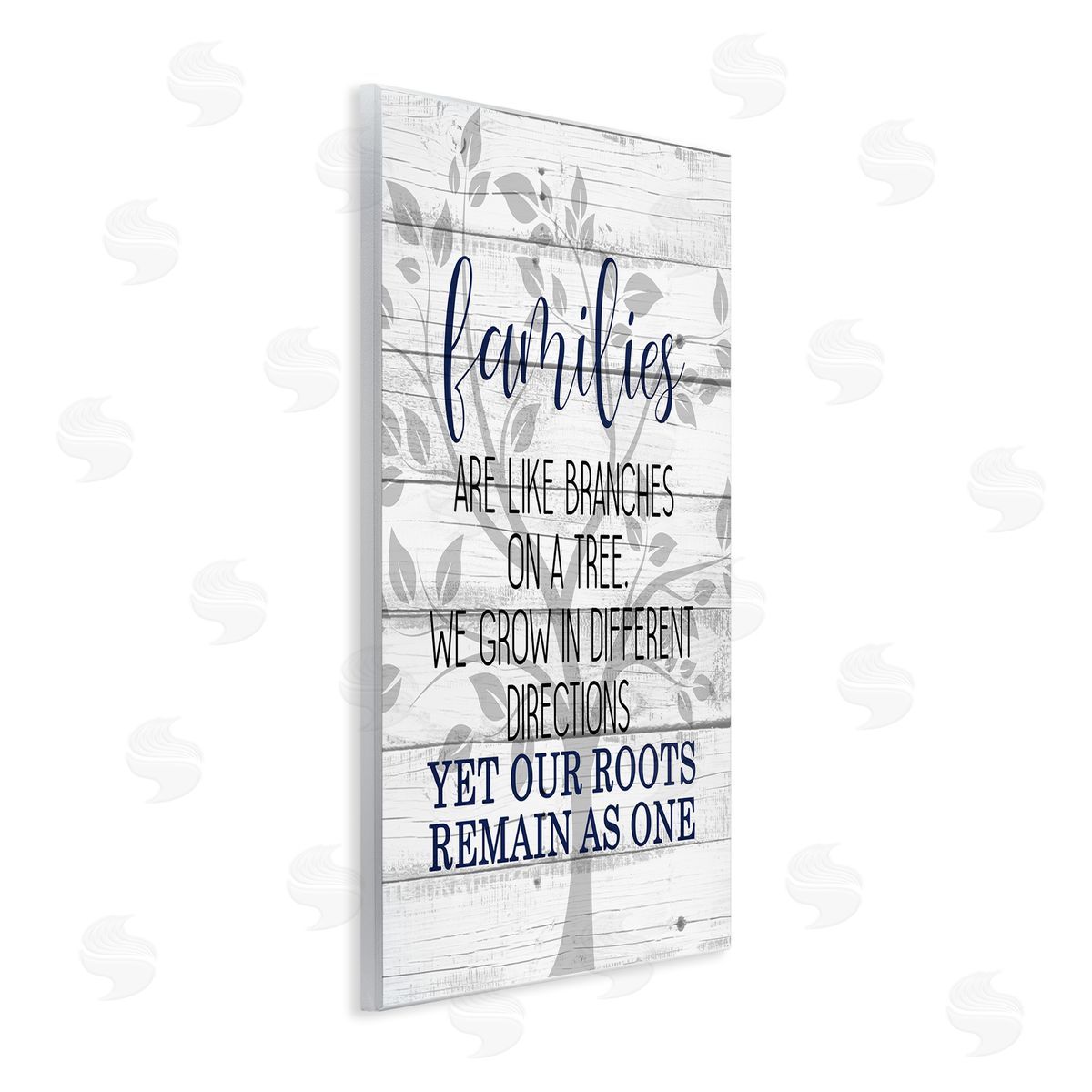 Family Branches and Roots Wood Plaque Wall Art, Home Decor by Kim Allen