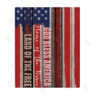 Kim Allen | God Bless America Rustic Flag