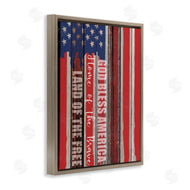 Kim Allen | God Bless America Rustic Flag