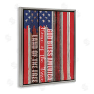 Kim Allen | God Bless America Rustic Flag
