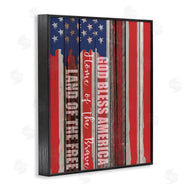 Kim Allen | God Bless America Rustic Flag