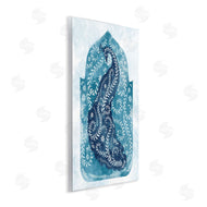 Ziwei Li | Peacock in Blue Arabesque Shape