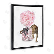 Ziwei Li | Pink Fashion Floral Bouquet Leopard
