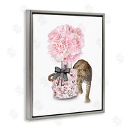 Ziwei Li | Pink Fashion Floral Bouquet Leopard