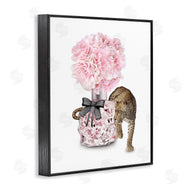 Ziwei Li | Pink Fashion Floral Bouquet Leopard