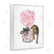 Ziwei Li | Pink Fashion Floral Bouquet Leopard