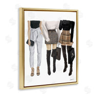 Ziwei Li | Fashion Females with Shopping Bags